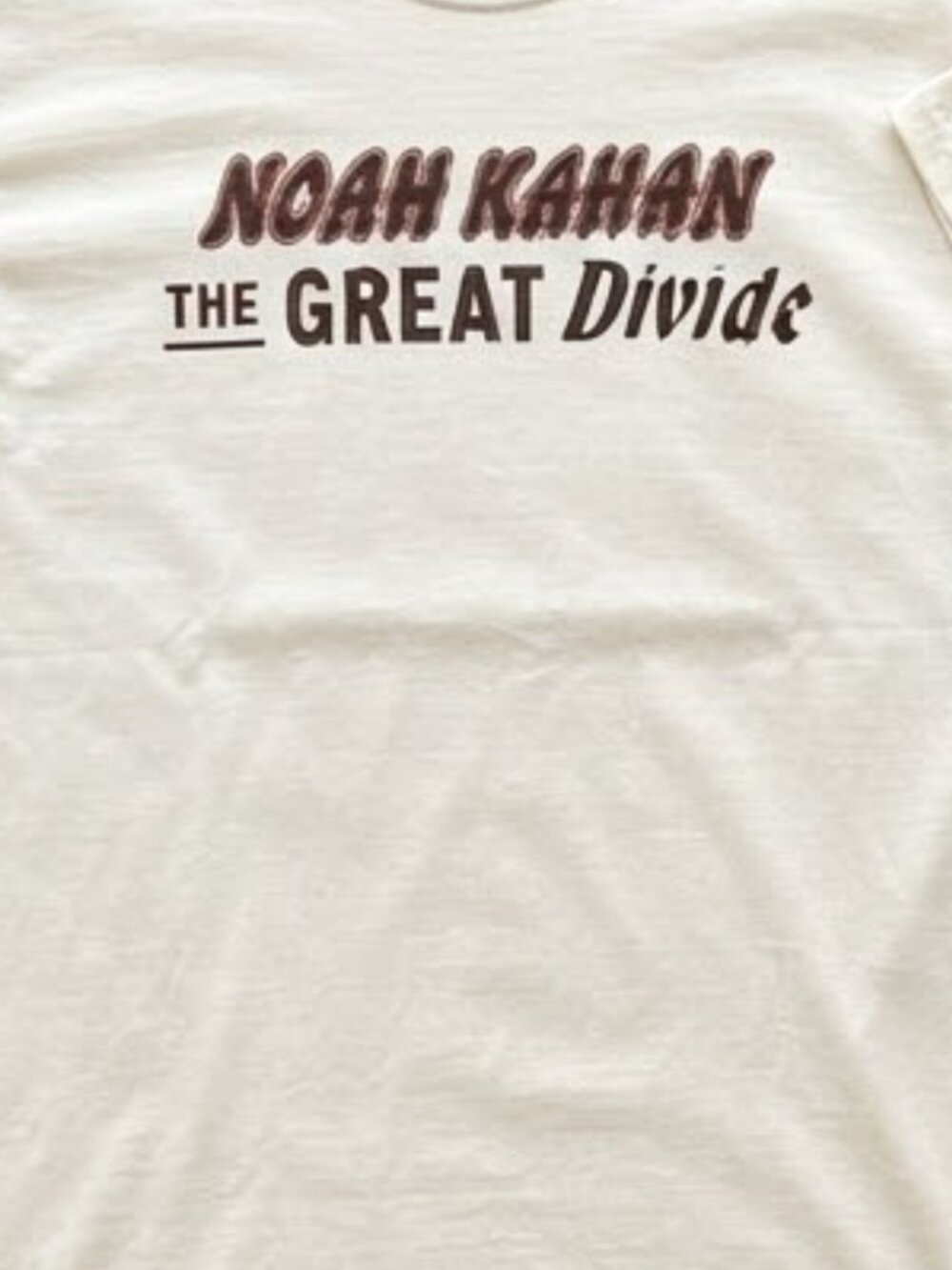 Noah Kahan The Great Divide Tour 2026 Cream T-Shirt S-4XL - Picture 2 of 3